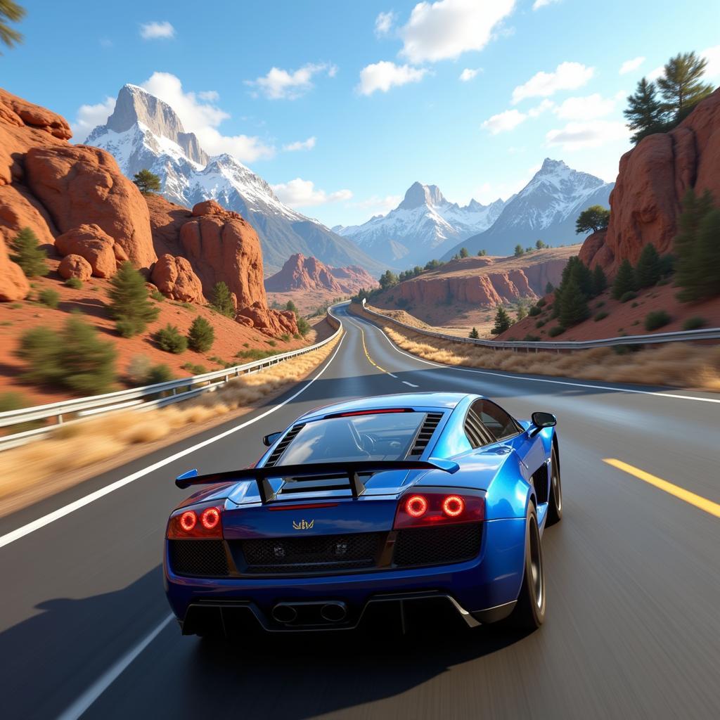 Asphalt 5 race track screenshot