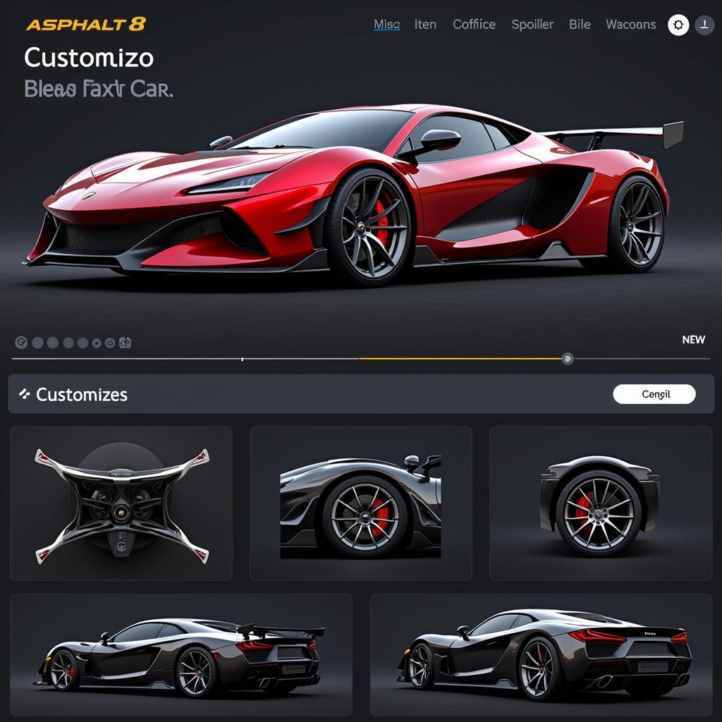 Asphalt 8 Car Customization