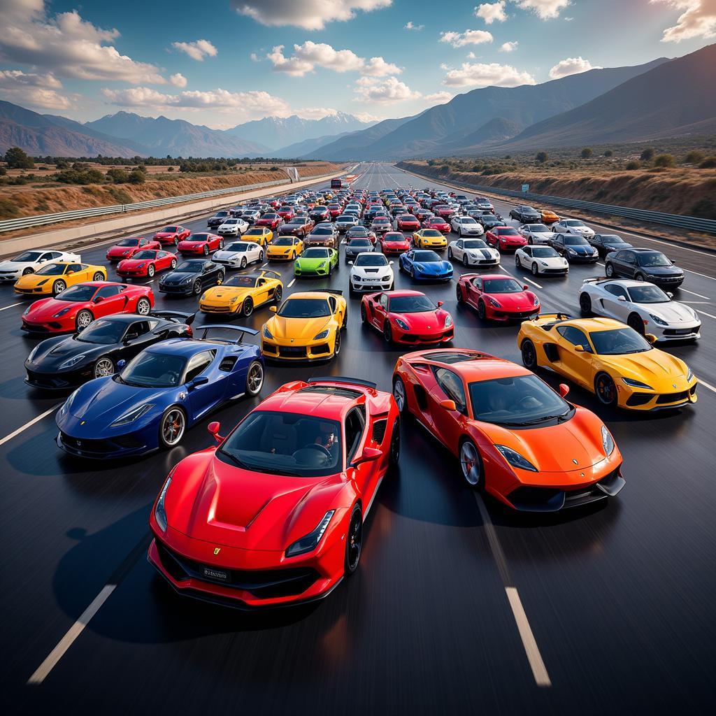 Asphalt 8 Mod APK Car Collection