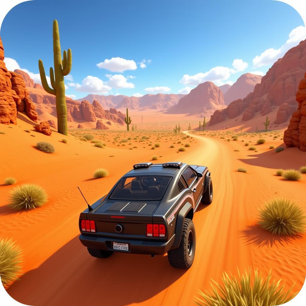 Asphalt Xtreme Hack APK Desert Race Environment