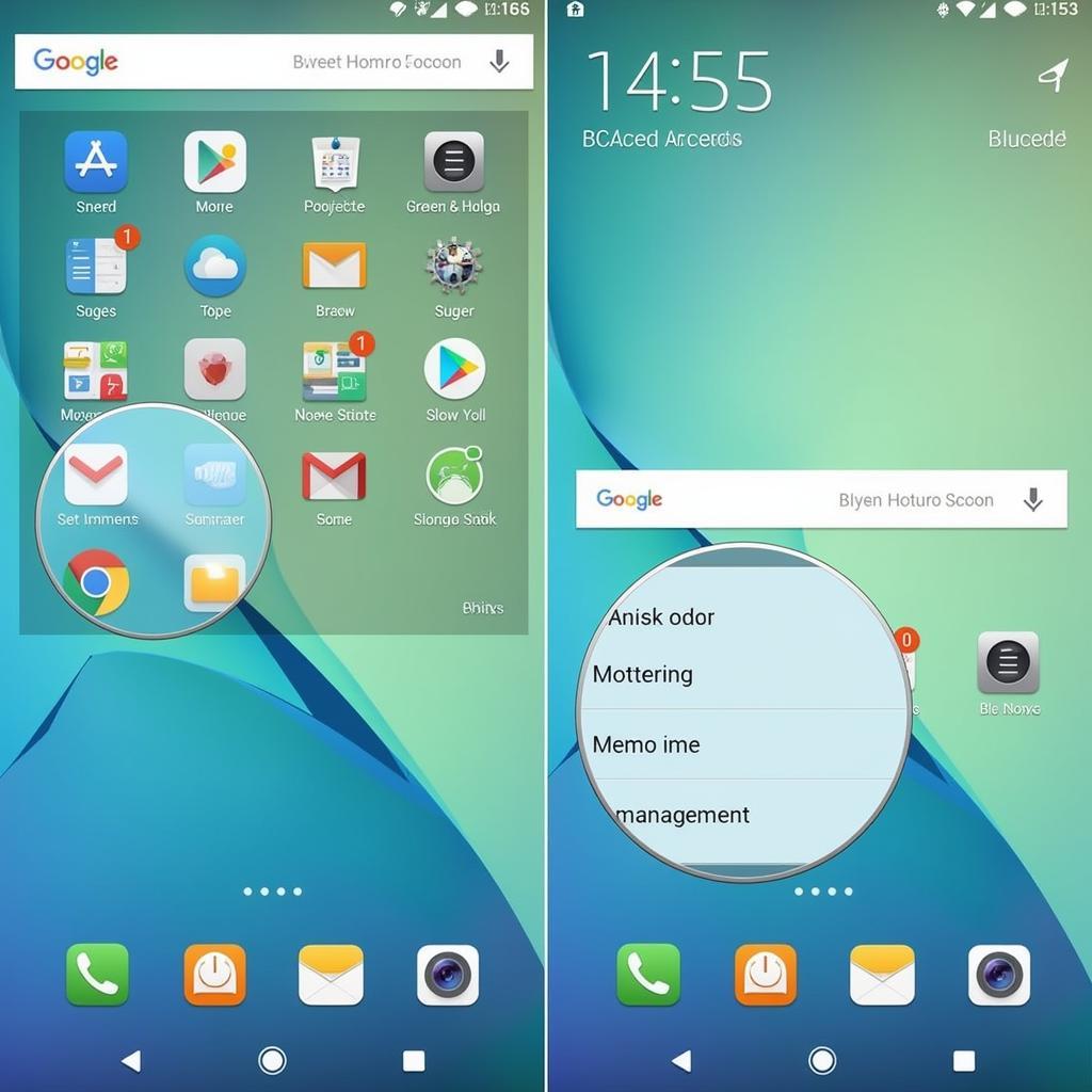 Assistive Touch on Android home screen