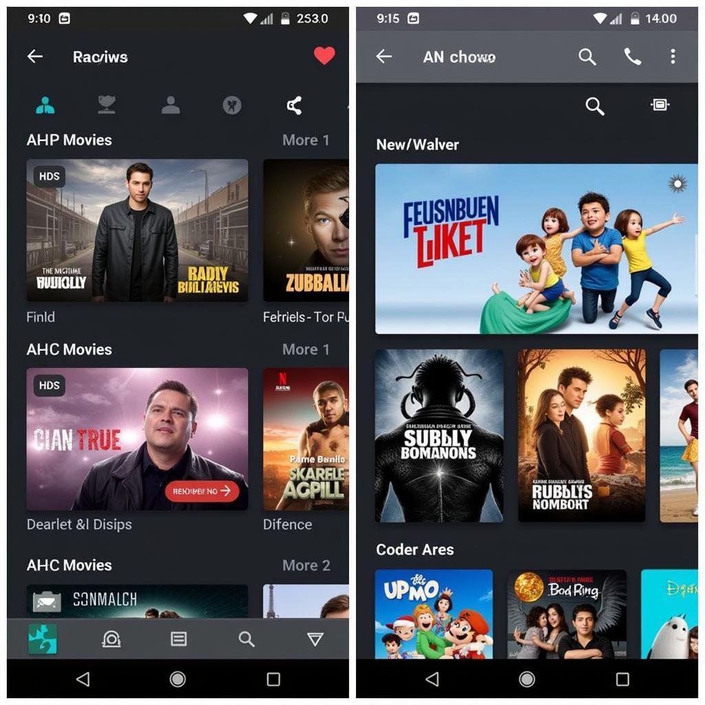 Asus Movie APK Interface