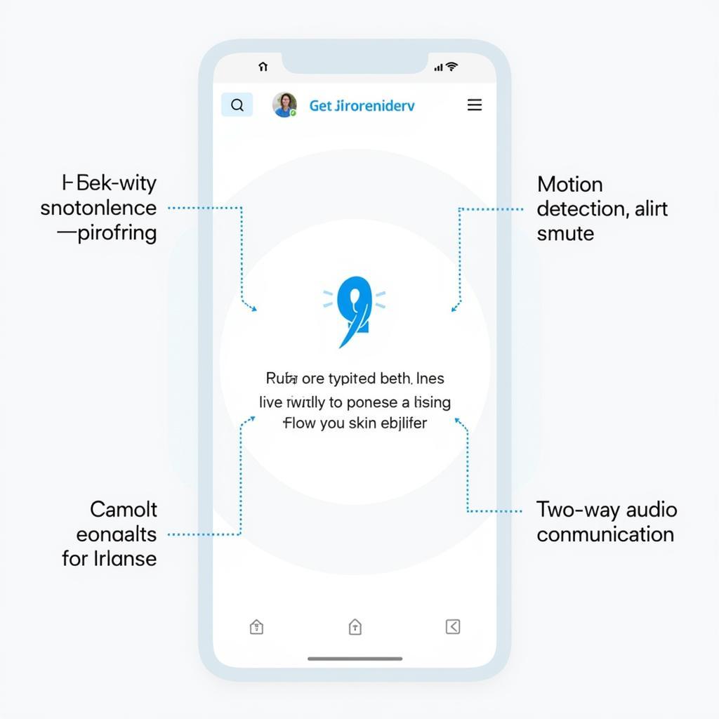 AtHome Camera App Interface