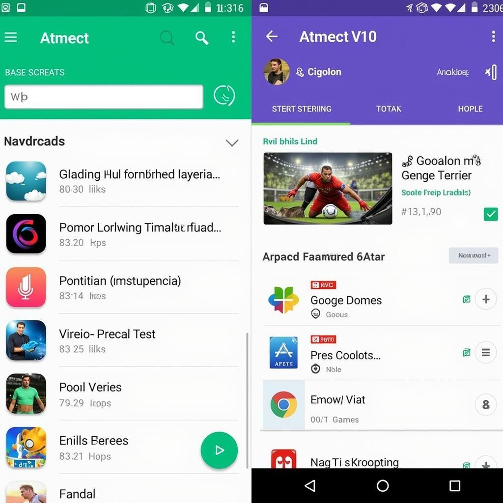 Atmect V10 APK Interface