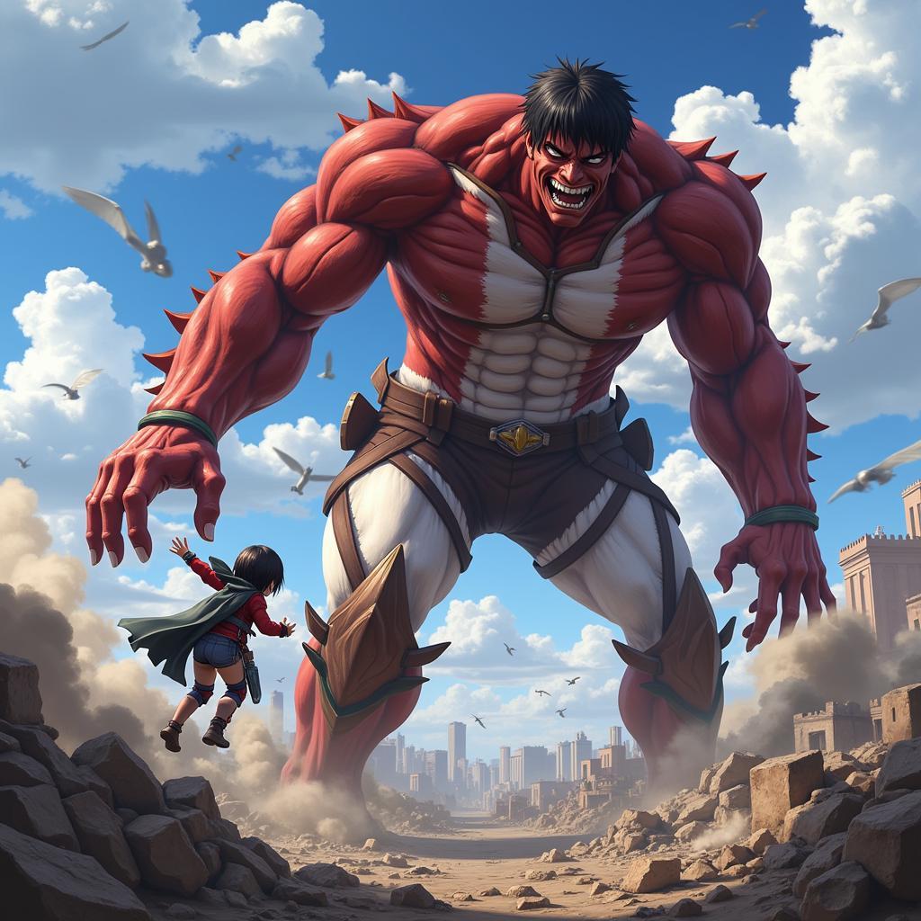 Attack on Titan APK Gameplay Screenshot