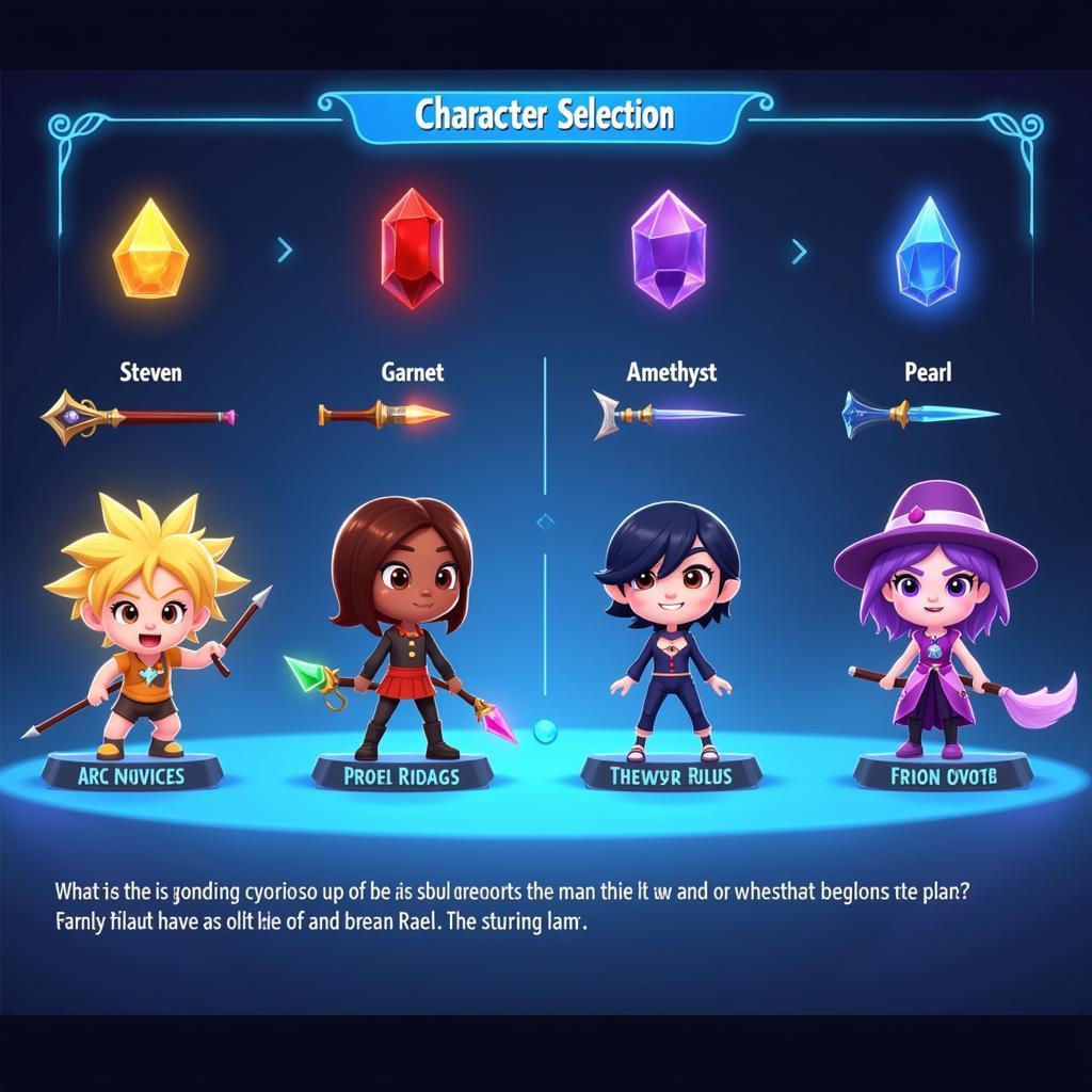 Attack the Light Character Selection Screen