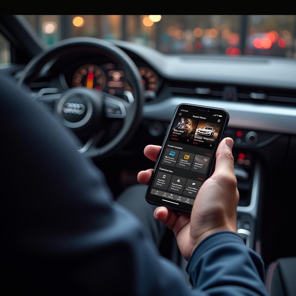 Audi Vision App Interface