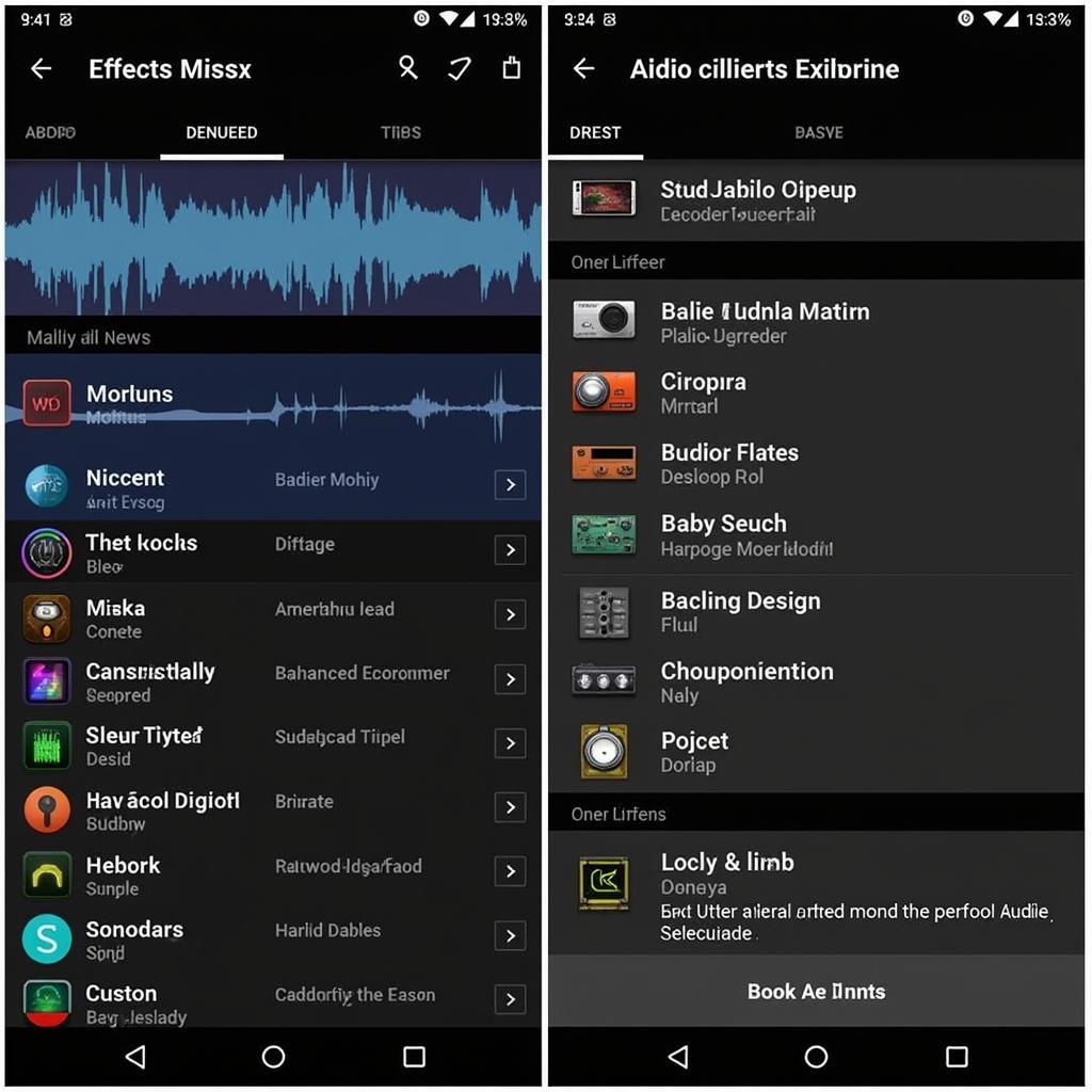 Audiodroid Pro Mod APK Effects Library