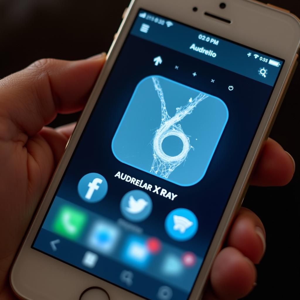 Audreyar app icon on a smartphone screen