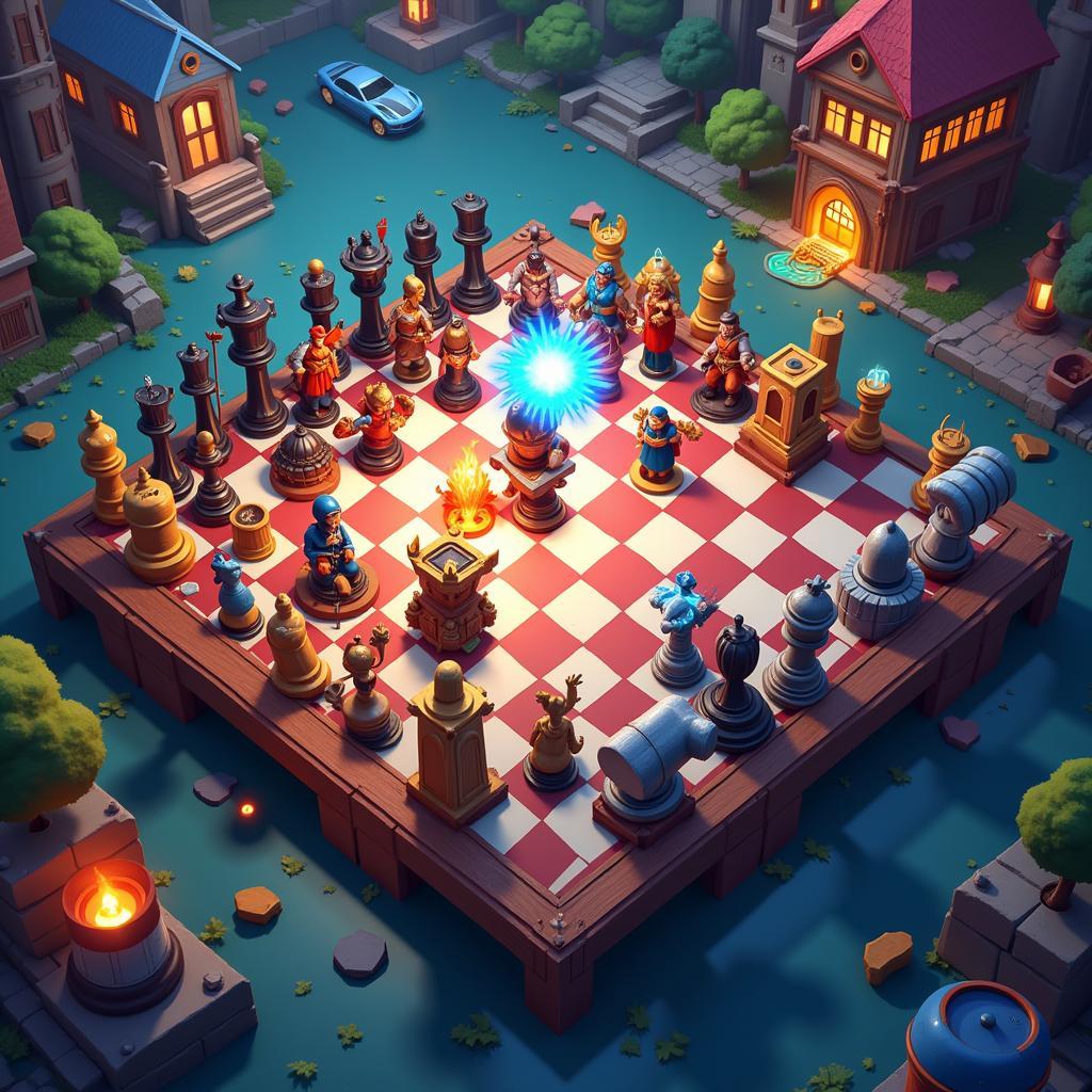 Auto Battle Chess Gameplay Screenshot