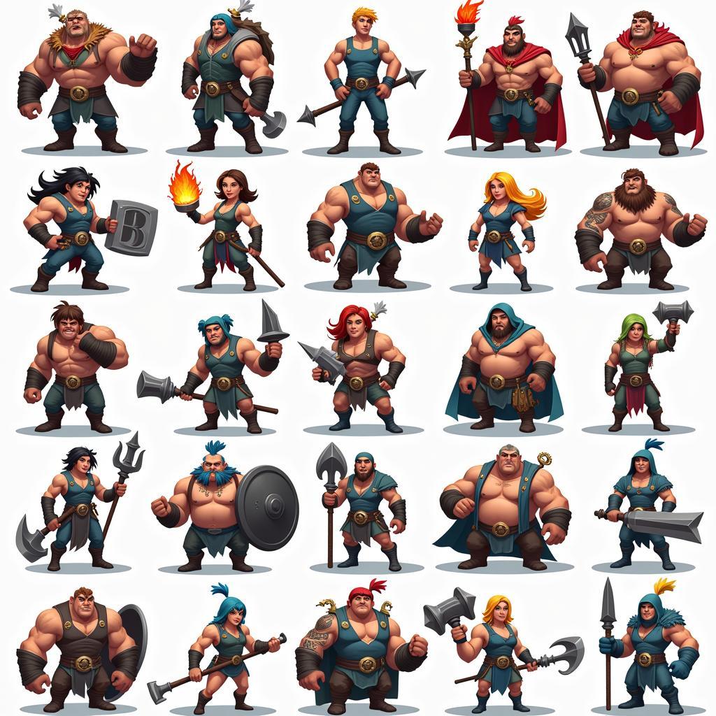 Auto Chess Hero Roster