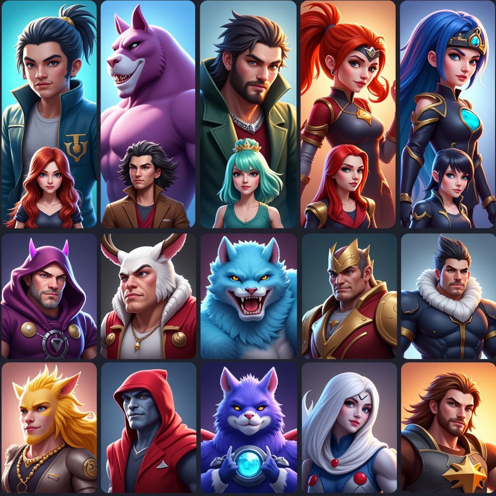 Auto Chess VN APK diverse hero roster