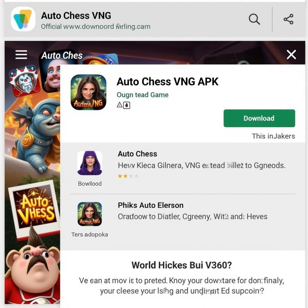 Auto Chess VNG APK Download Page