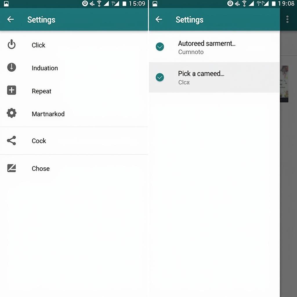 Adjusting Auto Clicker Settings on Android 5