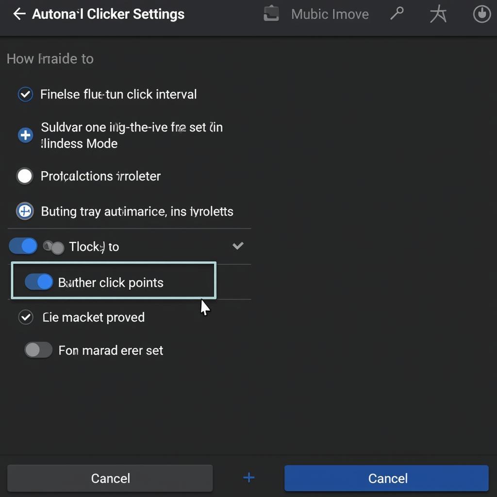 Automatic Clicker Pro Mod Apk Settings