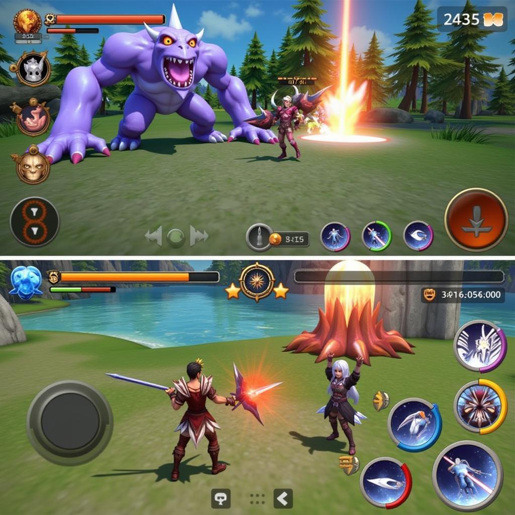 Avabel Online APK Combat Screenshot