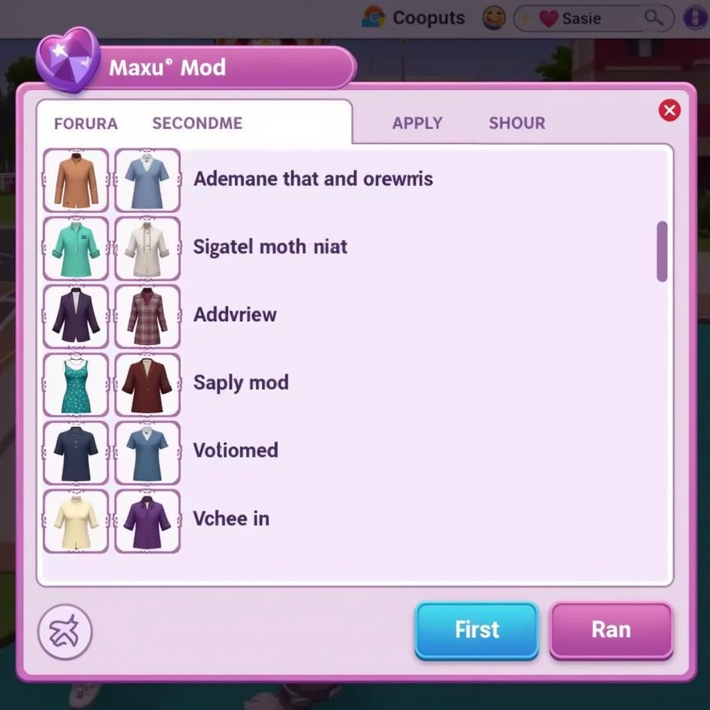 Avakin Life Avatar Customization Mod Menu