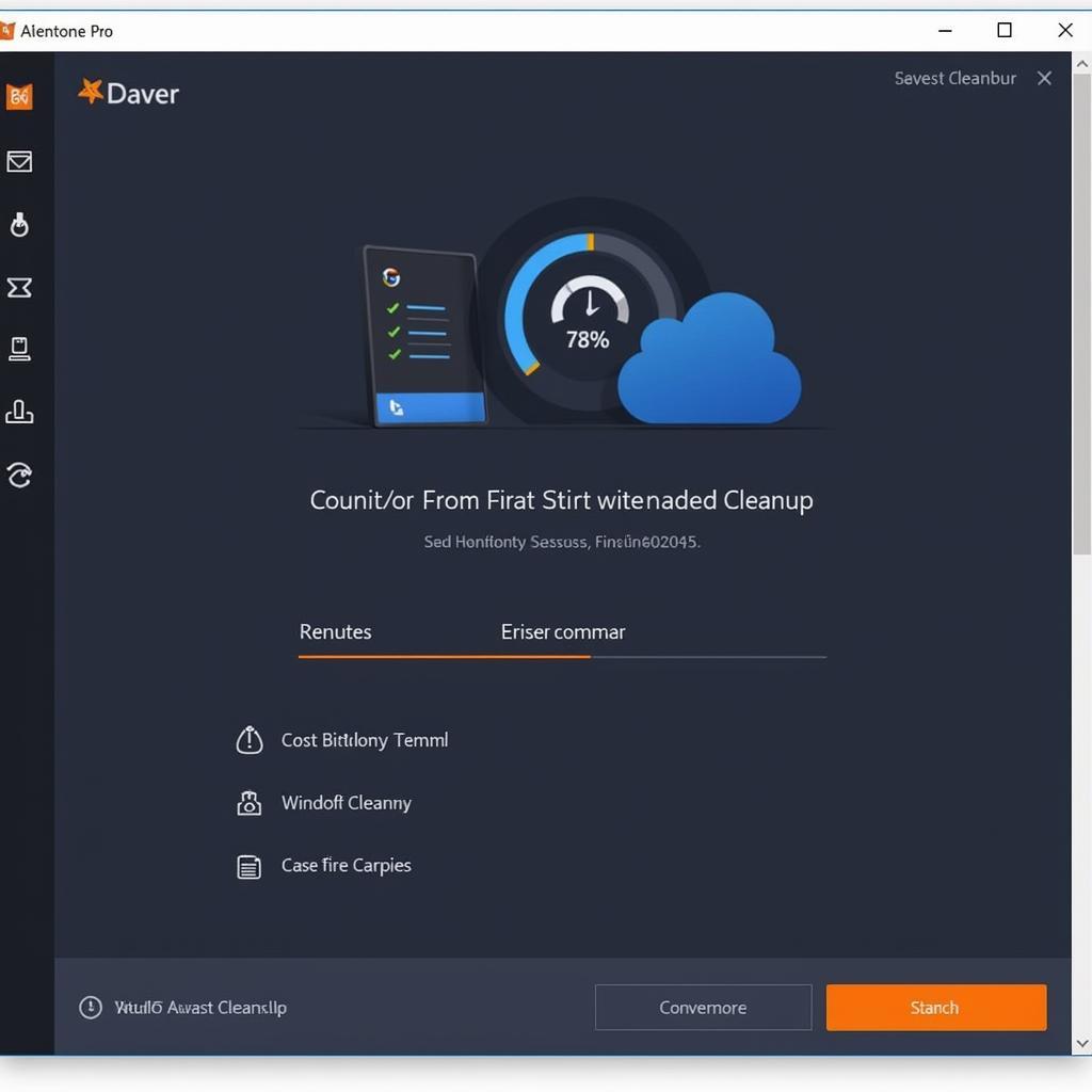 Avast Cleanup Pro Interface