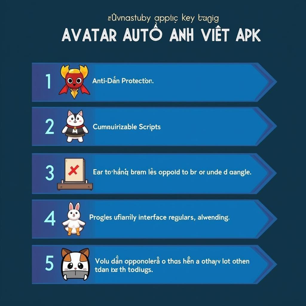 Key Features of Avatar Auto Anh Viet APK