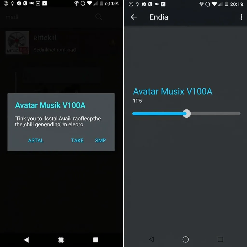 Installing Avatar Musik V100A APK on Android