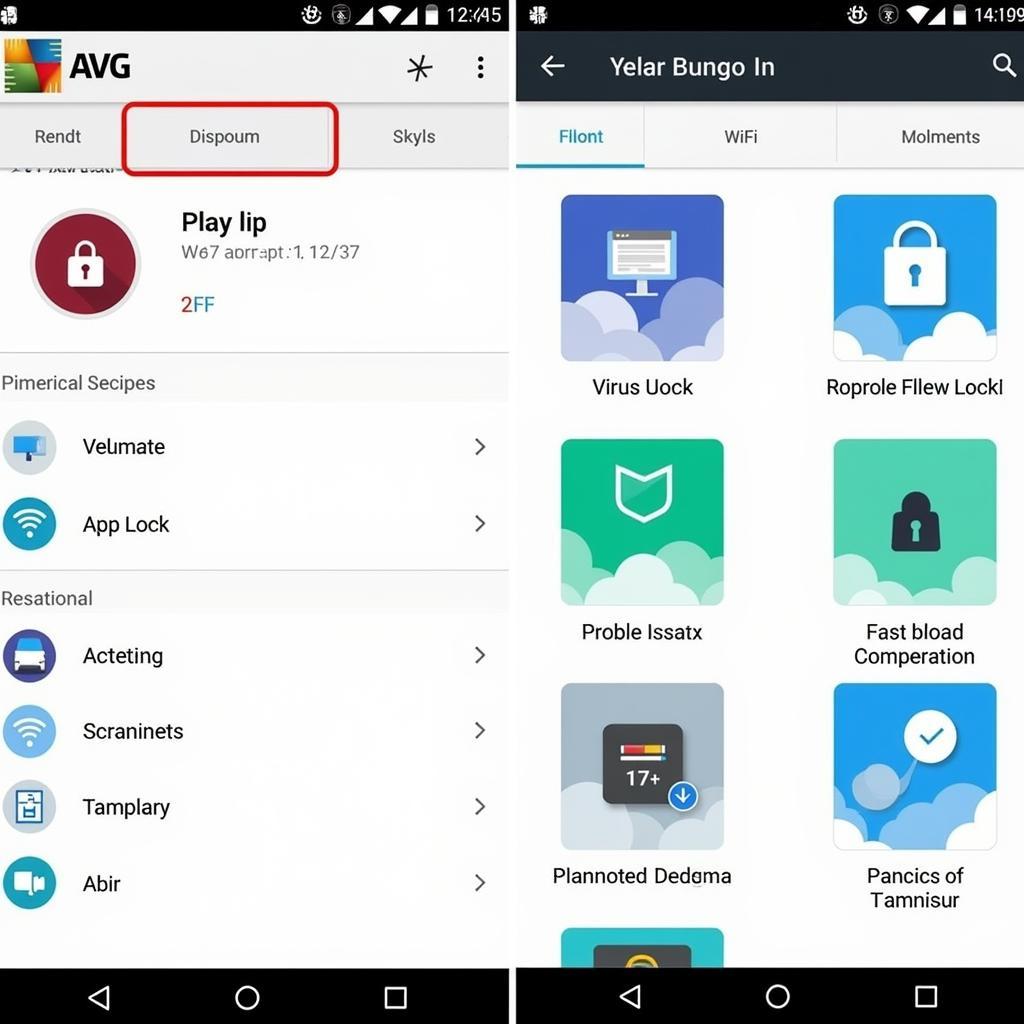 AVG Antivirus Pro APK Interface