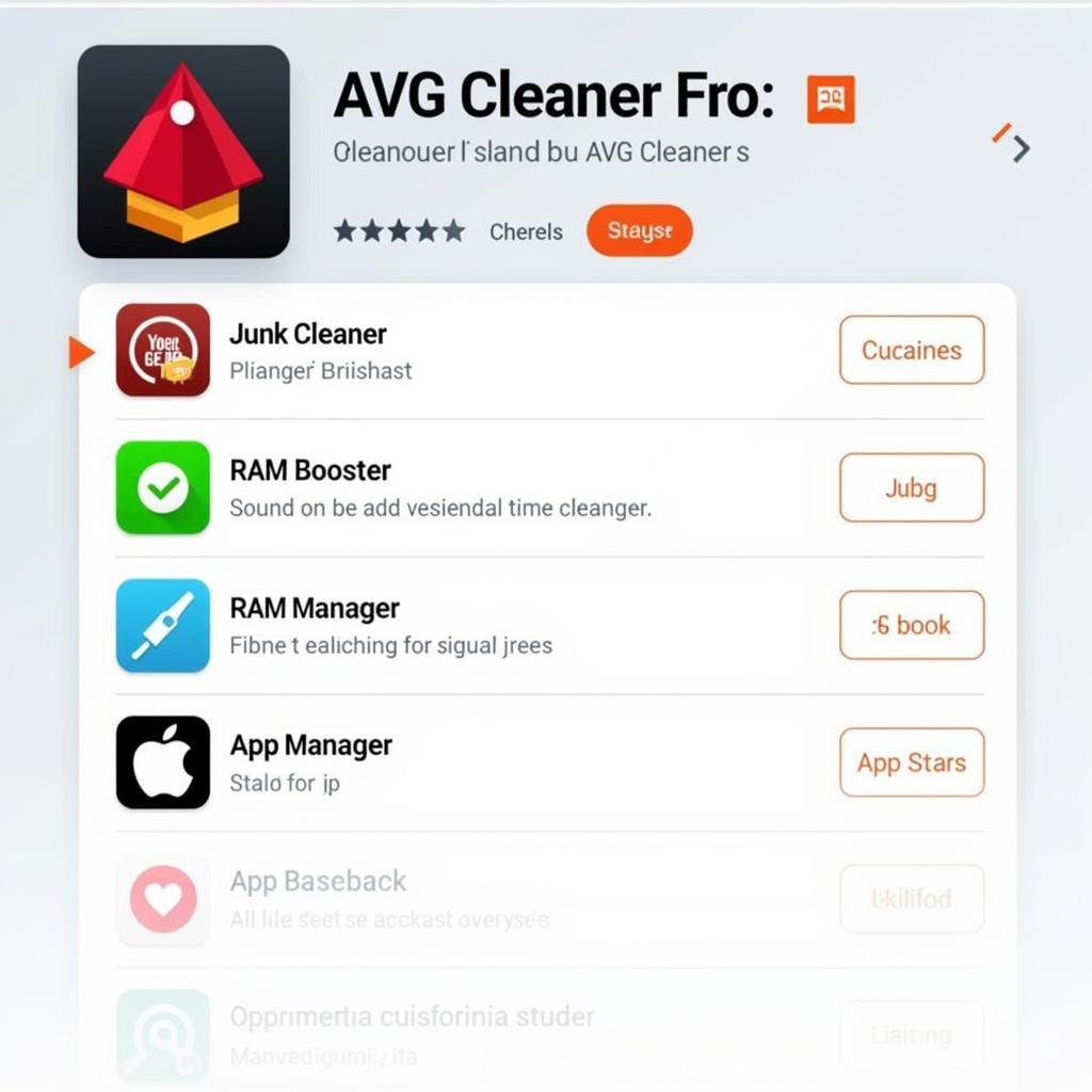 AVG Cleaner Pro Interface