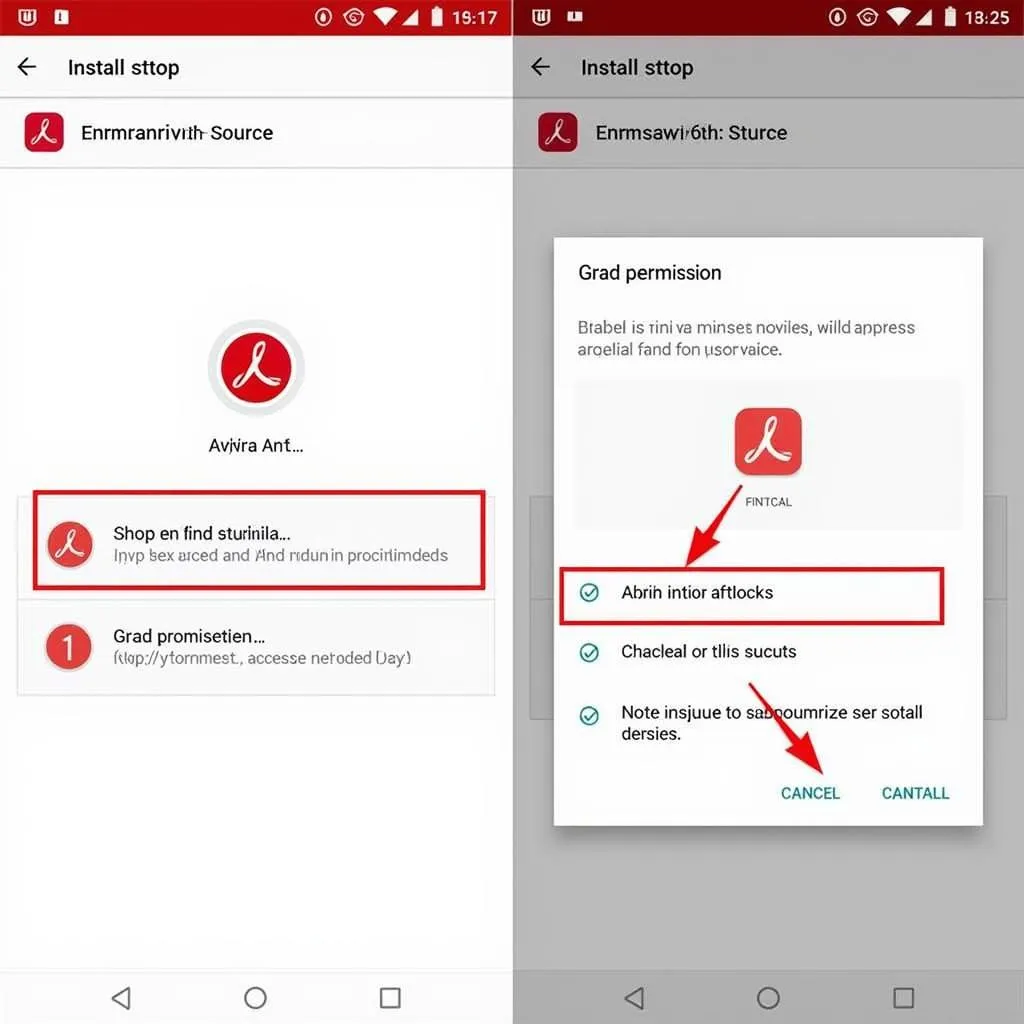 Installing Avira Antivirus APK