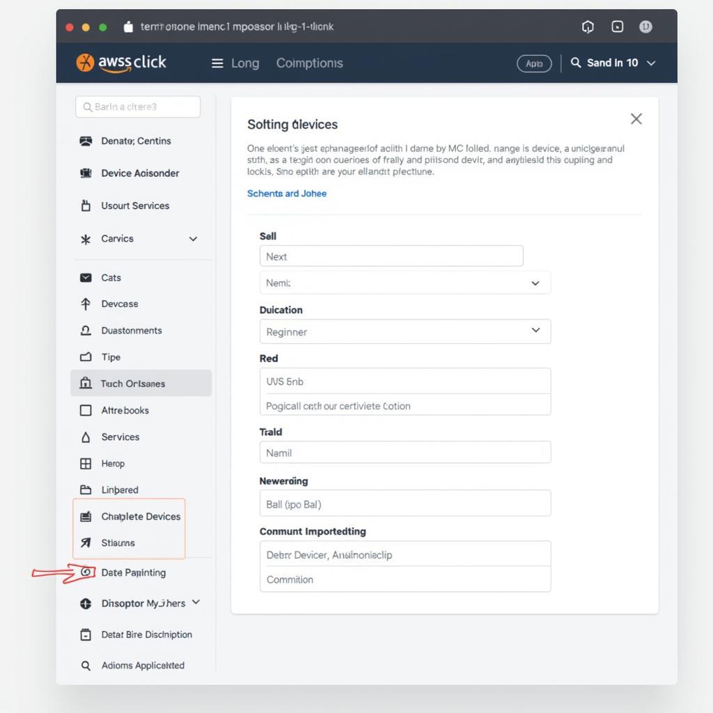 AWS IoT 1-Click Dashboard