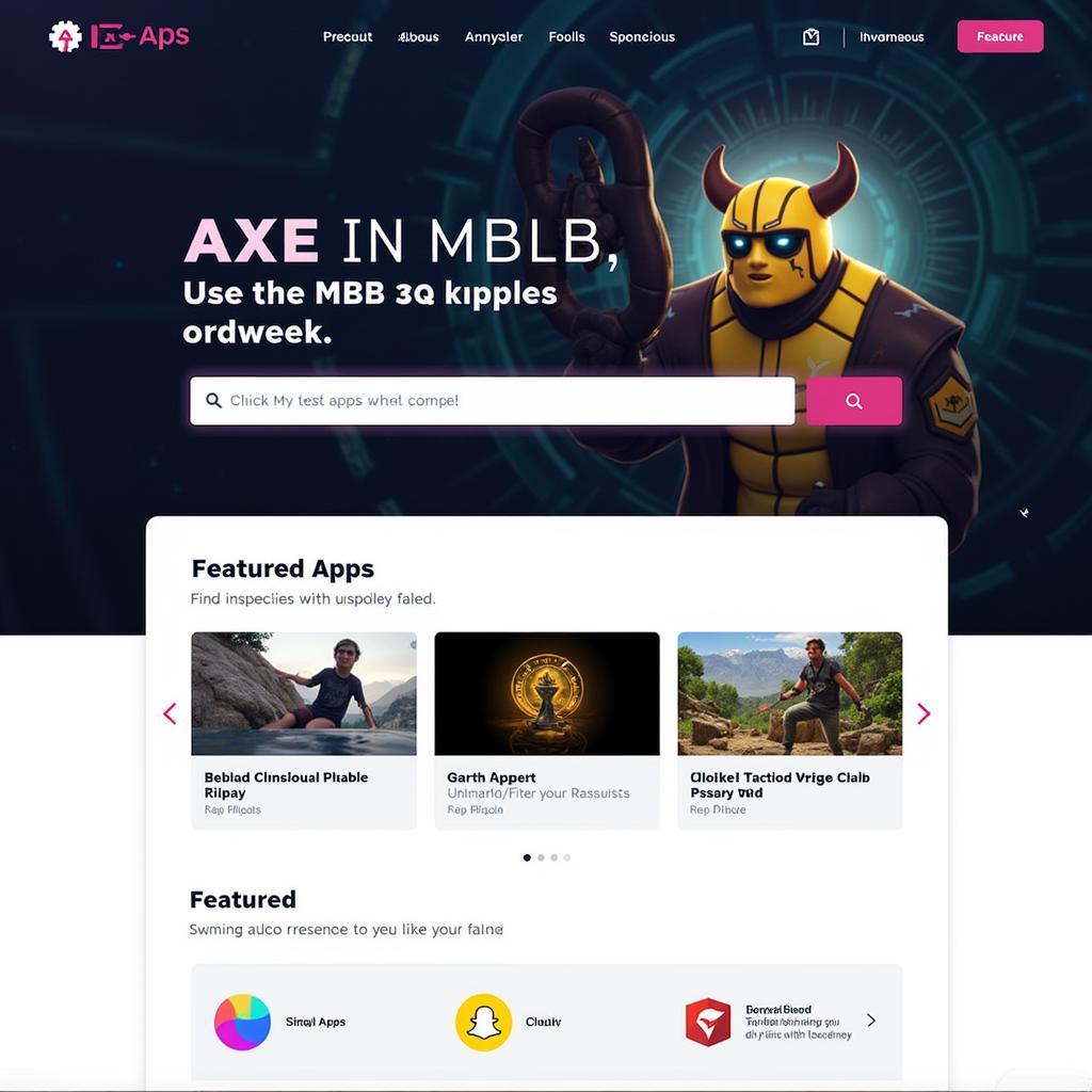 Axe APK MLBB Vietnam Homepage