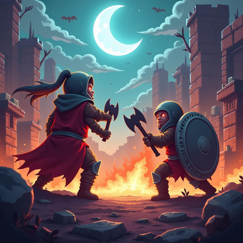 Axes.io Mod APK Intense Battle