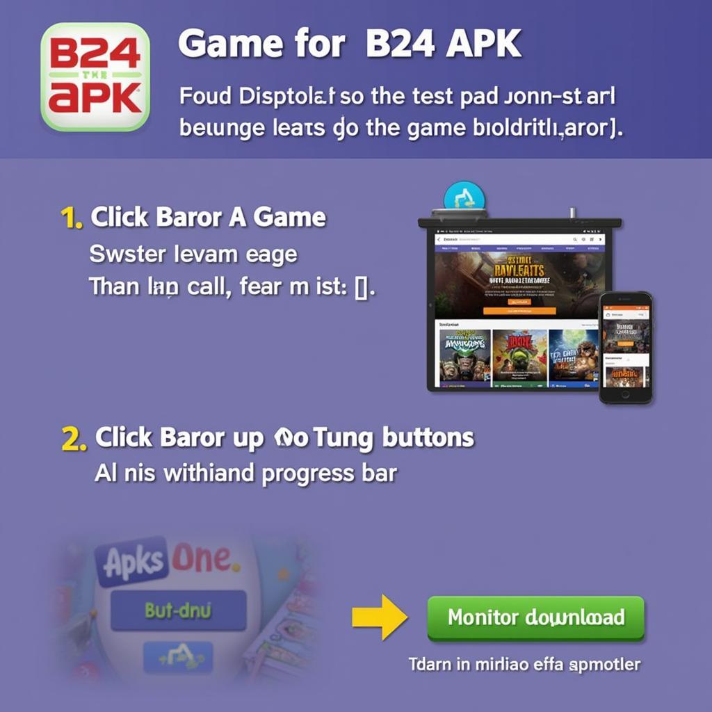 Downloading a game from B24 APK