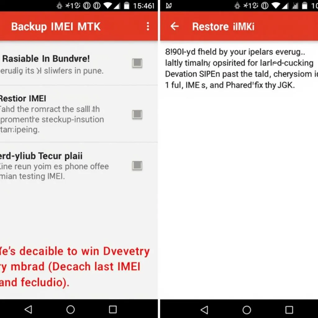 IMEI backup app for MTK devices