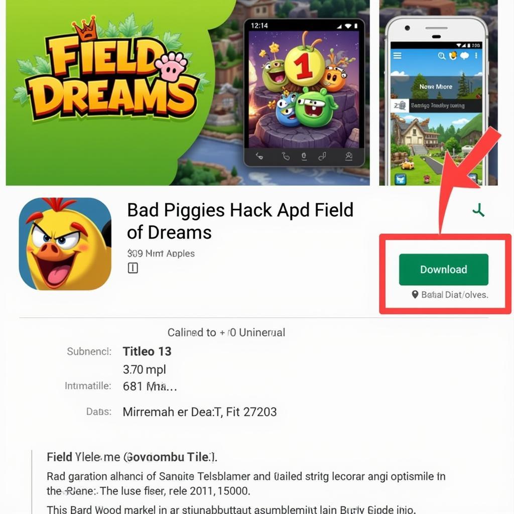 Bad Piggies Field of Dreams Download