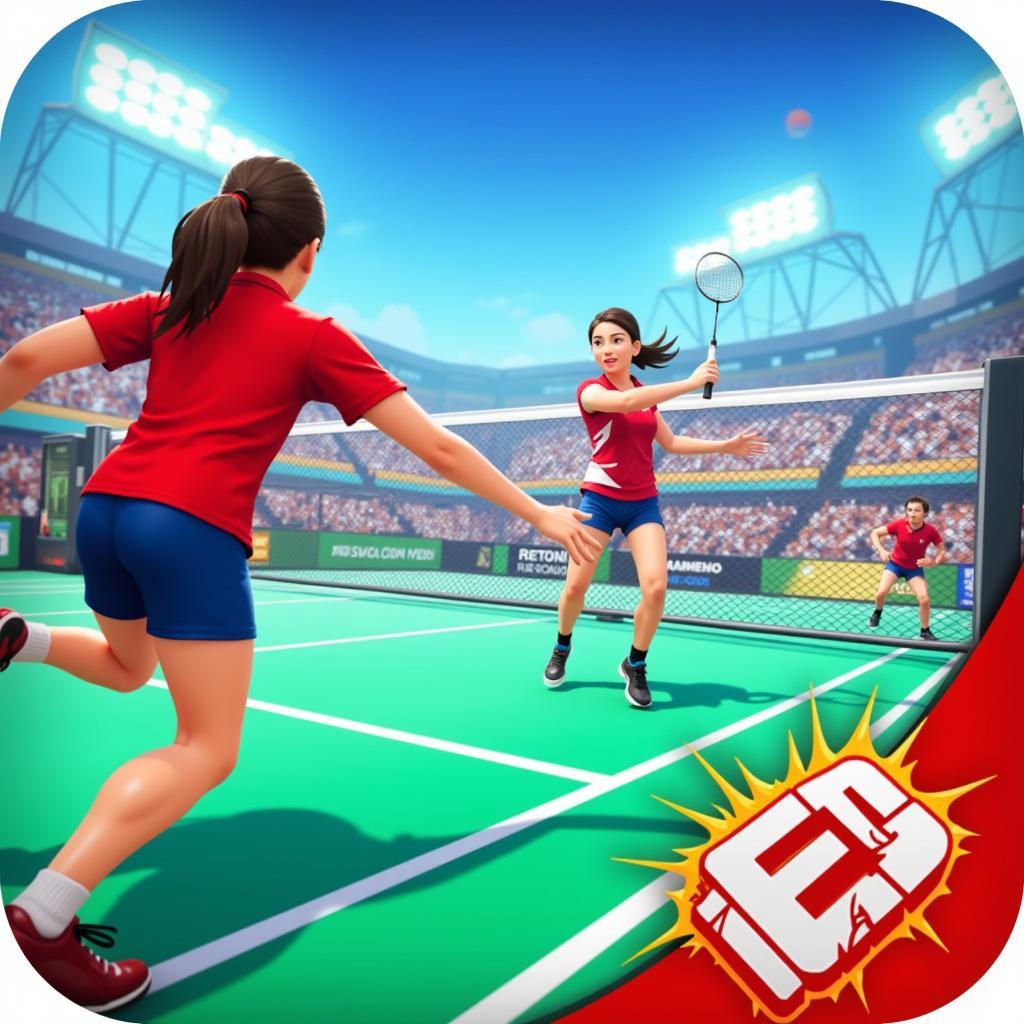 Badminton Legend Hack APK Gameplay Screenshot