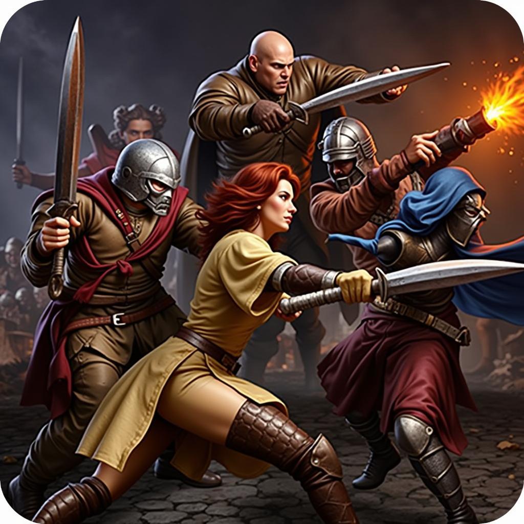 Baldur's Gate 2 Android APK Combat Scene