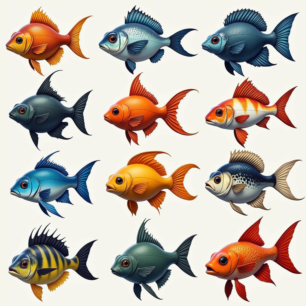 Variety of Fish Species in Ban Ca 3Cay Net APK