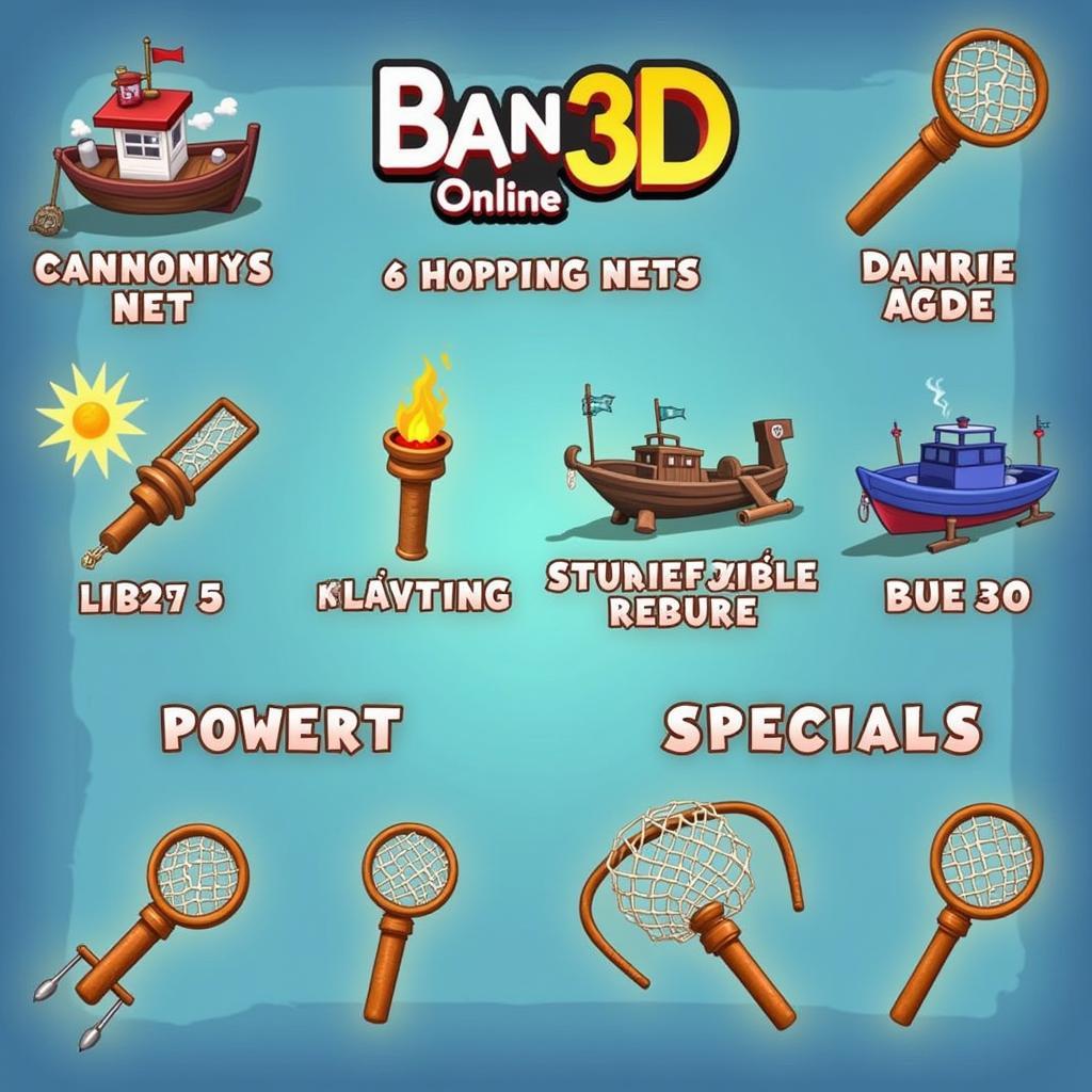 Ban Ca 3D Online APK Weapon Selection