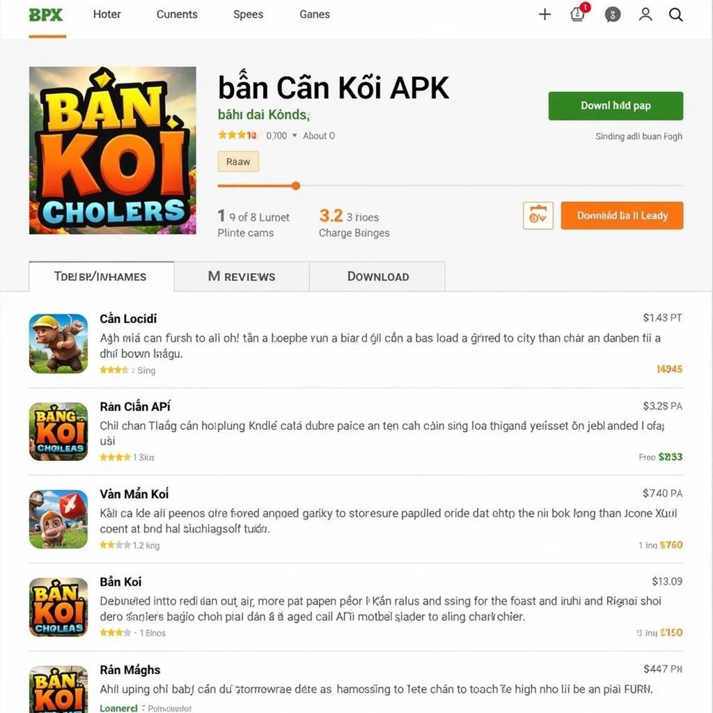 Download bắn cá koi APK