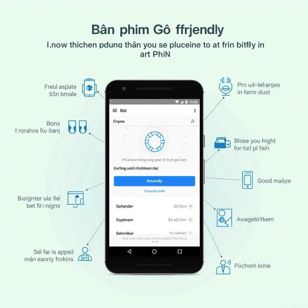 Ban Phim Go APK Interface