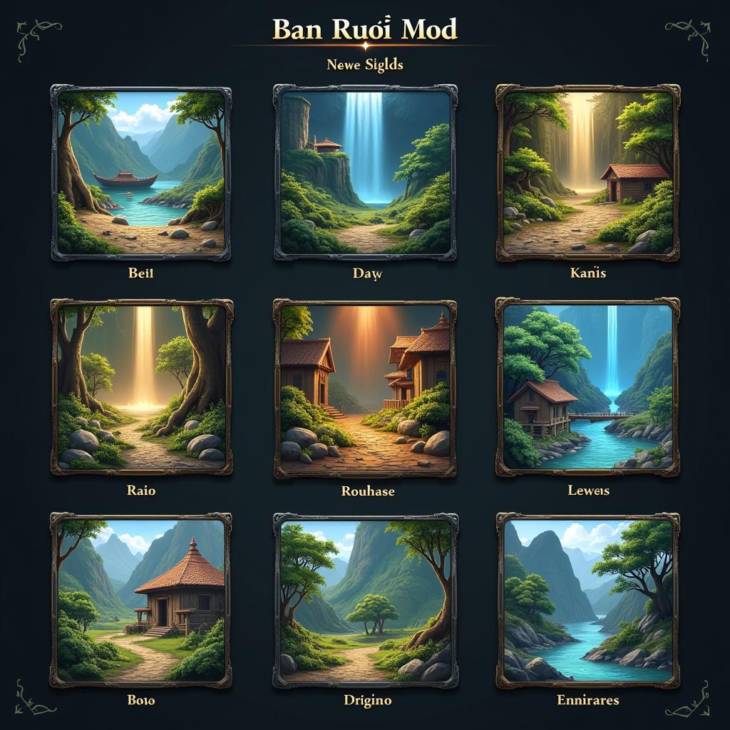 Ban Ruoi Mod Level Selection Screen