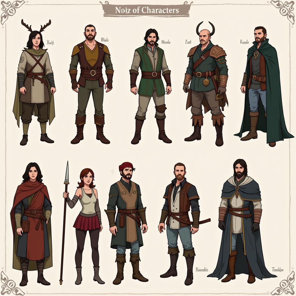 Banner Saga 2 Character Roster