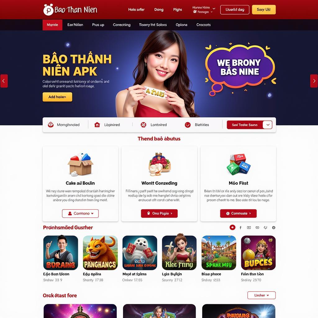 Bao Thanh Nien APK Homepage