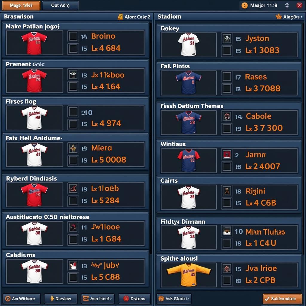 Baseball 9 Hack Team Customization