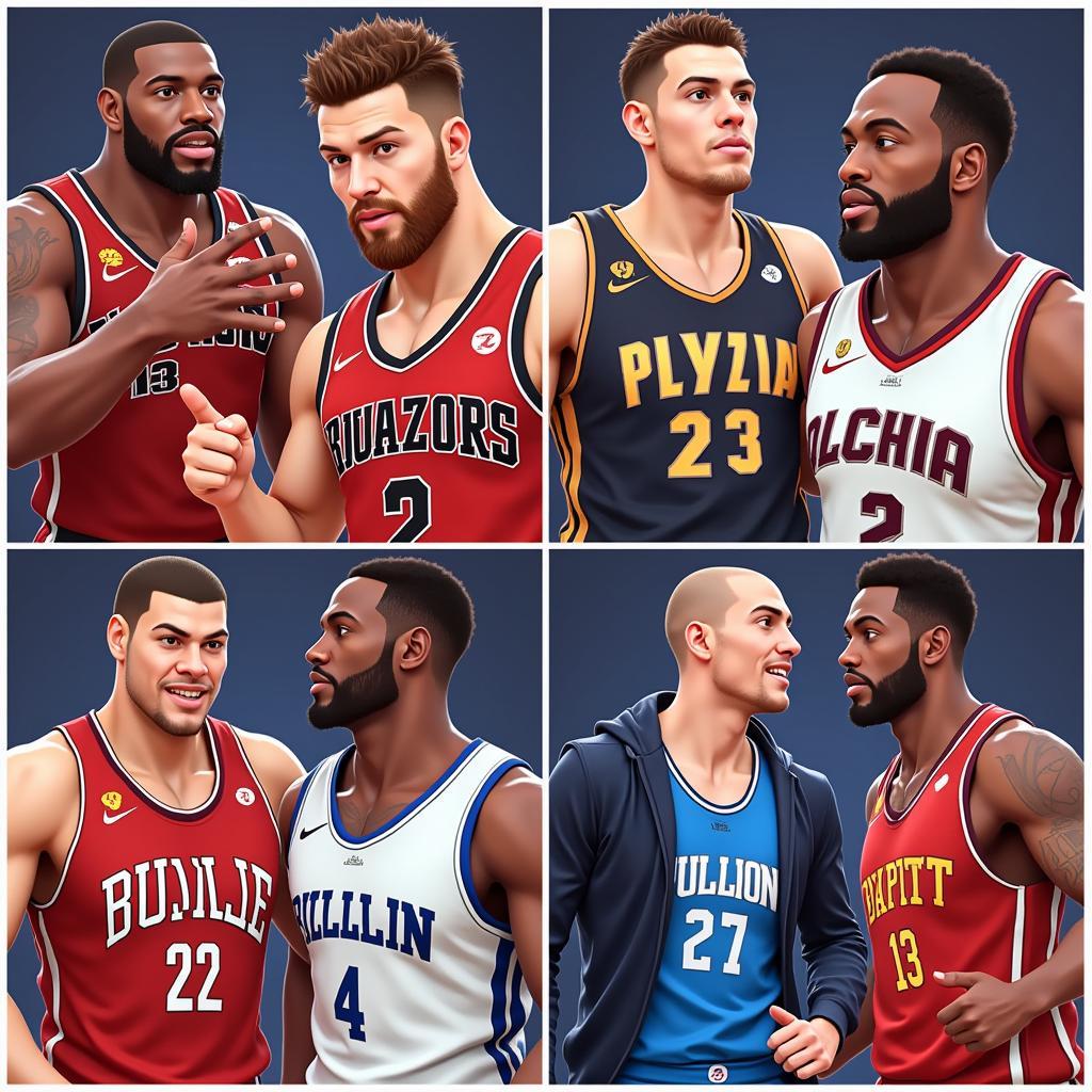 Basketball Battle Mod Apk Characters