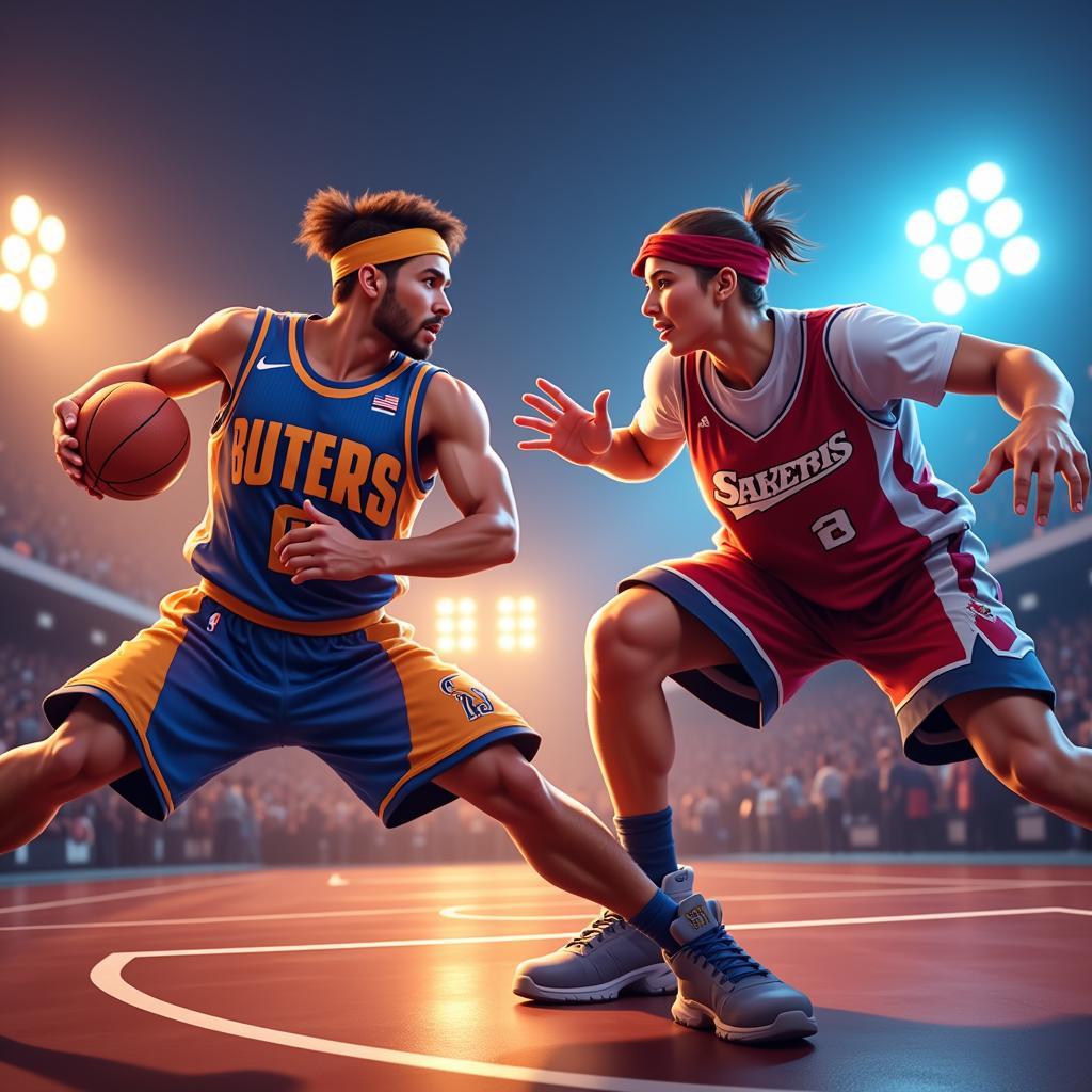 Basketball Battle Mod Apk Gameplay