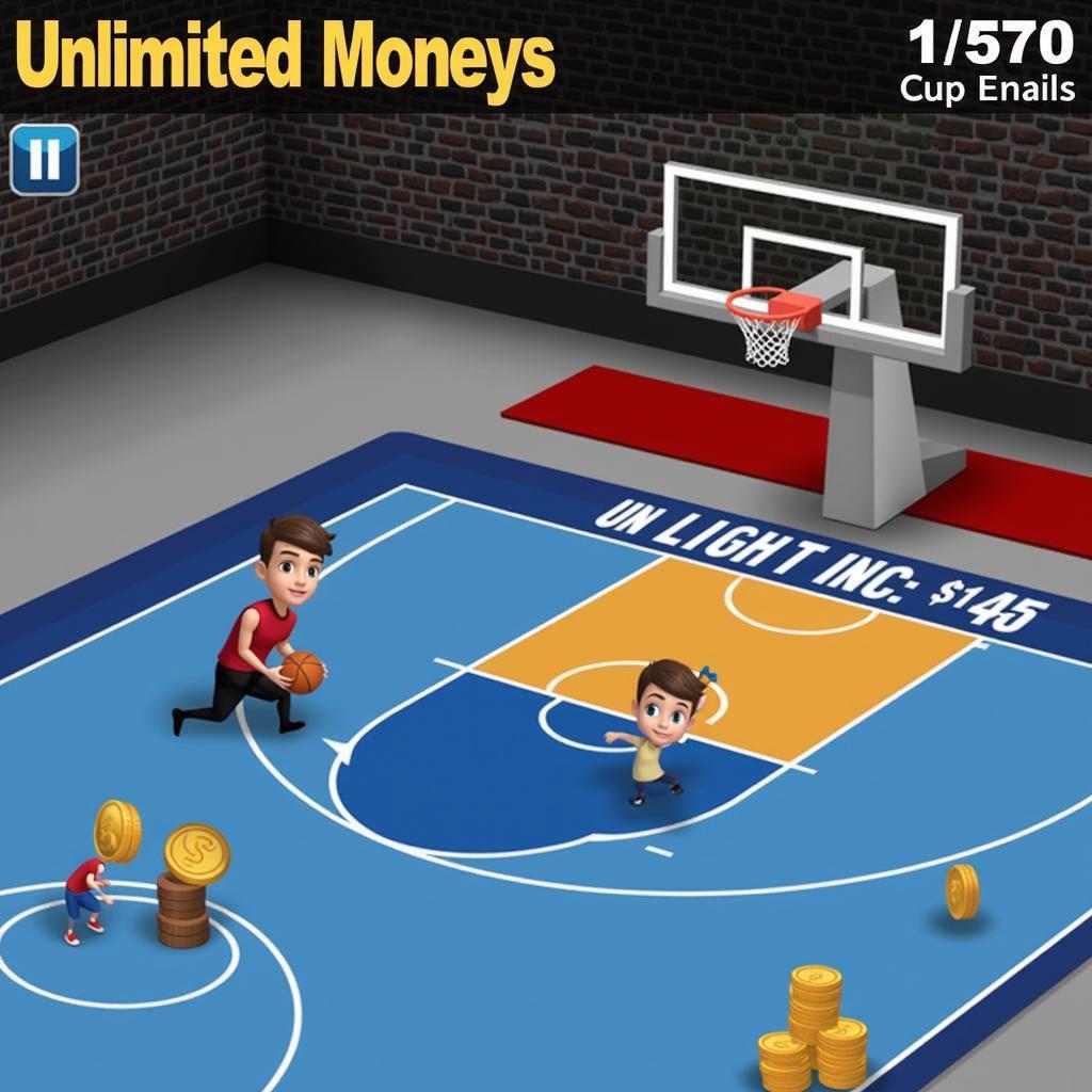 Basketball Hero Mod APK Unlimited Money Screenshot