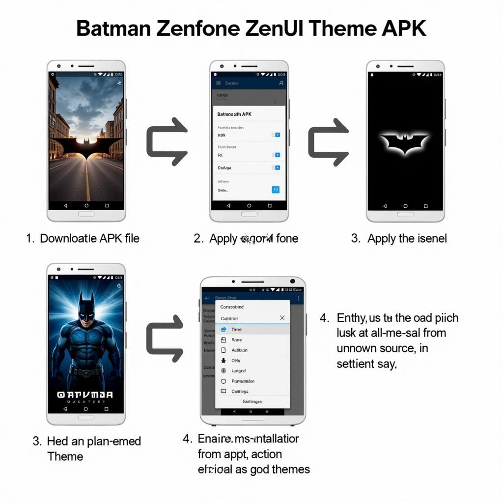 Batman ZenFone ZenUI Theme Installation Process