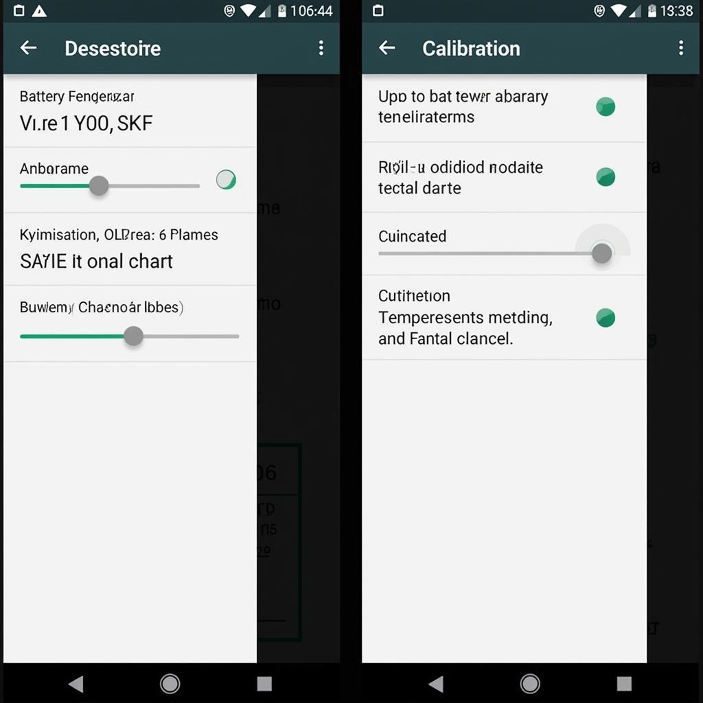 Battery Calibration App Interface