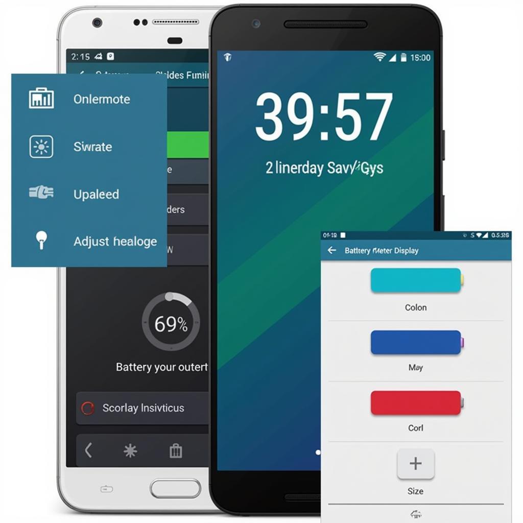 Battery Meter Overlay Pro App Interface