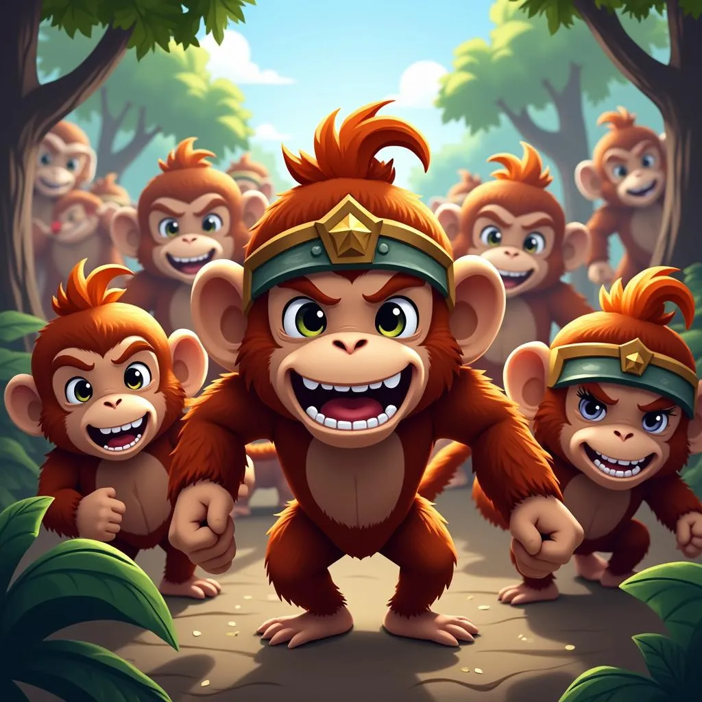 Battle Monkeys Mod APK Army